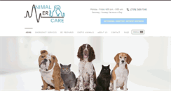 Desktop Screenshot of animalercare.com