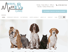 Tablet Screenshot of animalercare.com